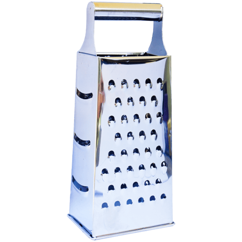 Razatoare inox cu 4 fete si maner metalic lux